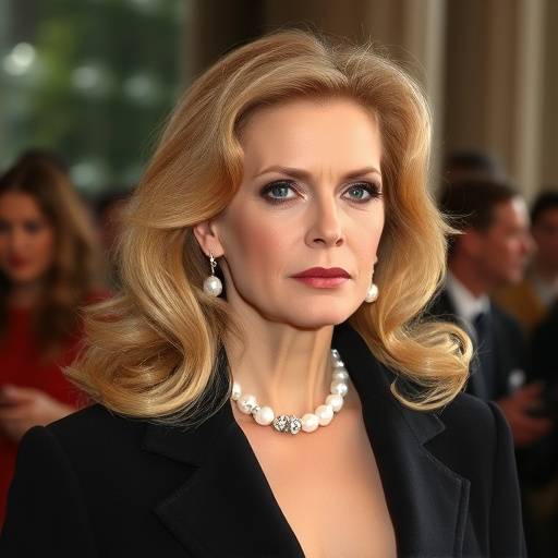 Image de l'article: Catherine Deneuve assistant √† un d√©fil√© de mode √† Paris.